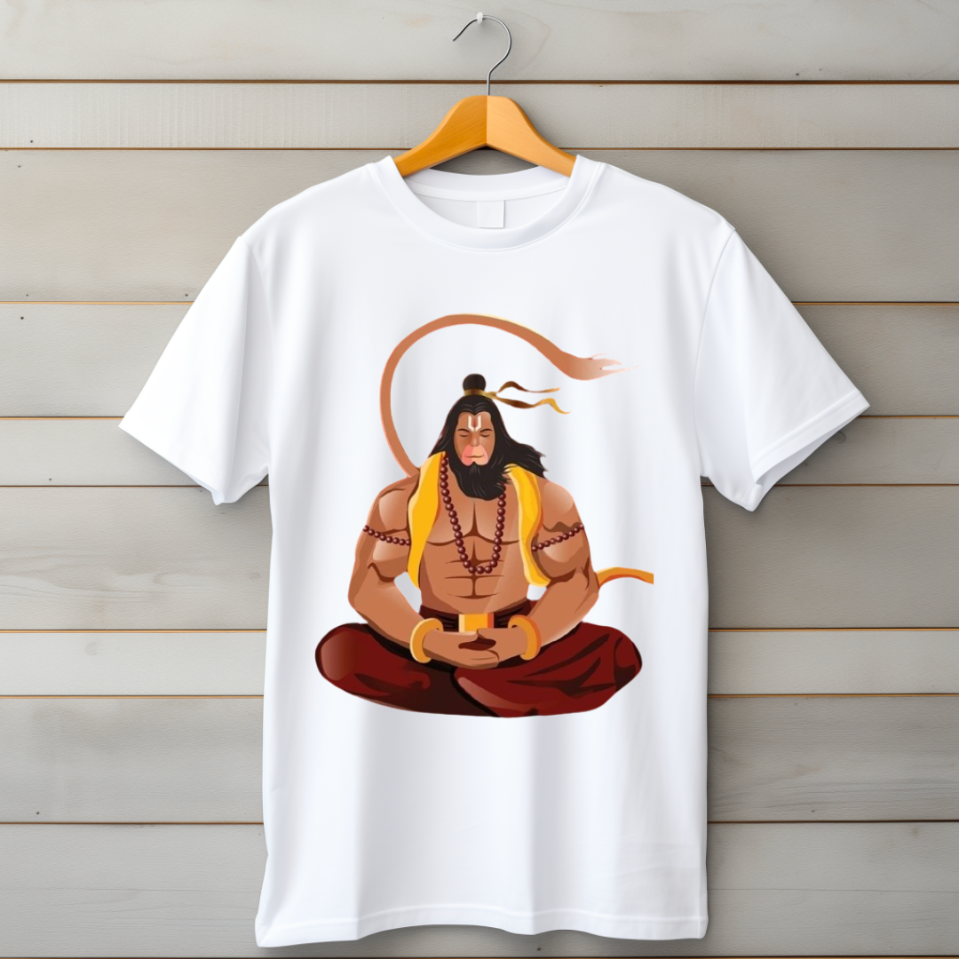 Unisex Hanuman Ji Oversized T - Shirt